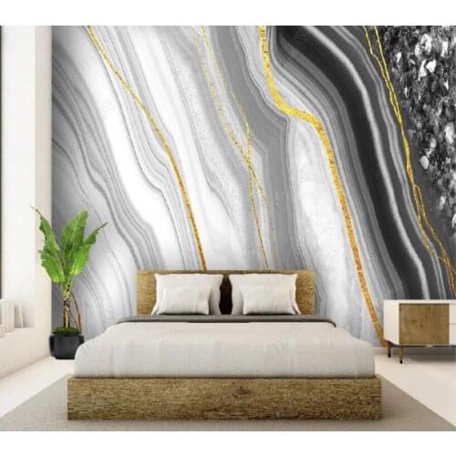 Papel de parede light luxury crystal marble pattern agate stone background wall 3d wallpaper,bedroom KTV bar mural wall decor