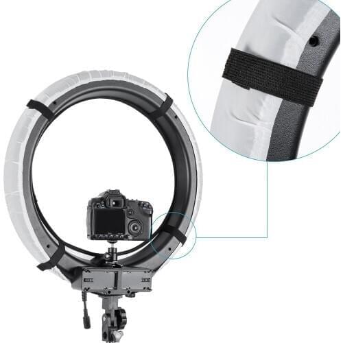 2020 Foldable 12/10/8 Inch Soft Box Diffuser Easy To Install Ring Fill Light Diffuser Ring Fluorescent Lamp Flash Cover