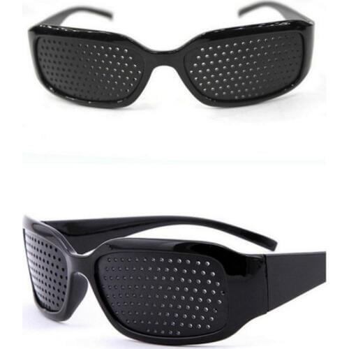 Mask Sunglasses Pinhole Glasses Eyesight Care Improve Vision Eyes Exercise Dioptric Grid Vision correction tool