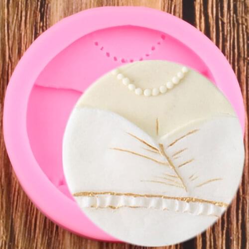 Wedding Bridal Dress Silicone Molds Fondant Mould Cake Decorating Tools DIY Cookie Baking Candy Clay Chocolate Gumpaste Moulds