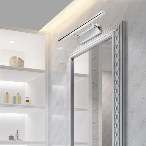 7W 5W LED Wall Light Bathroom Mirror Lamp Washroon Wall Lamp Fixtures Stainless Steel Vanity Light With Switch Warm/Cold White