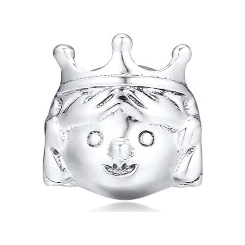 Charms 925 Original Fit Pandora Bracelets Sterling Silver Precious Princess Charm Beads for Jewelry Making Women Berloque