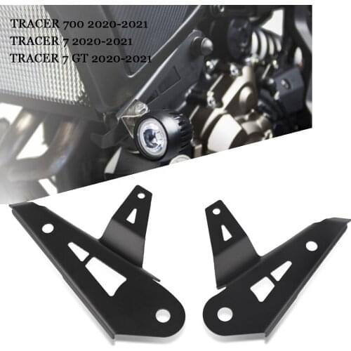 TRACER 700 For YAMAHA TRACER700 TRACER 7 GT 2020 2021 Motorcycle Fog lamp BRACKETS KIT FRONT LED AUXILIARY Headlights Fog LIGHTS