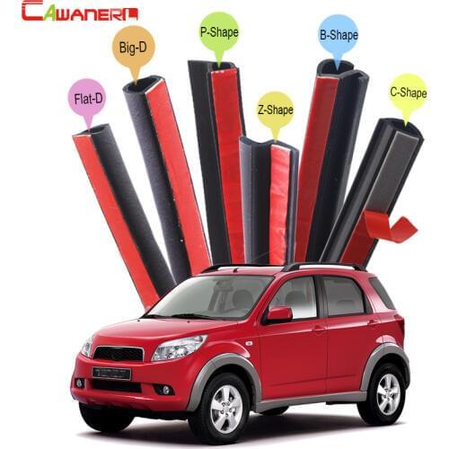 Cawanerl Car Accessories SUV Seal Sealing Strip Kit Weatherstrip Seal Edge Trim Noise Control Dust Proof For Daihatsu Terios