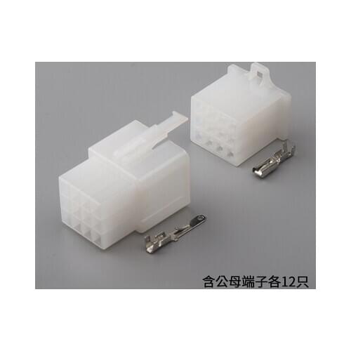1set Car electric car plug-in plastic connector 12p12 core