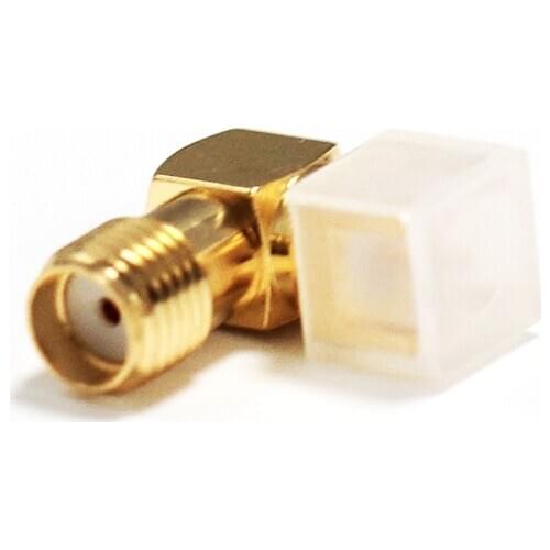 1PC SMA Female RF Coax Connector PCB mount Right Angle Goldplated NEW wholesale