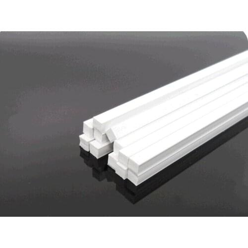 ABS square rod solid square bar solid square bar ABS DIY profile 2/3/4/6MM building model toy material