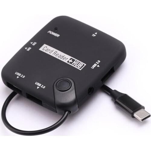 Type C To USB HUB Combo Micro SD TF MS M2 Card reader OTG Adapter For MacBook Samsung S8 S9 S10 S20 Huawei P20 P30 Pro Xiaomi
