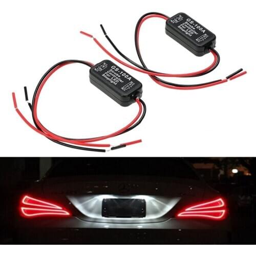 Auto Car 12V GS-100A LED High Position Brake Tail Stop Light Strobe Flash Flashing Controller Box LED Lights