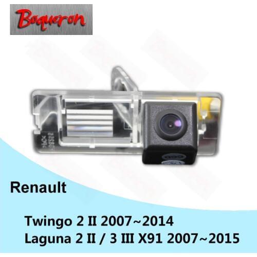 For Renault Twingo 2 II Laguna 2 II / 3 III X91 07~15 Car Rear View Camera HD CCD Night Vision Backup Reverse Parking Camera