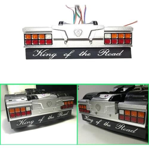 CNC Metal Tail Light LED Stern Lamp for 1/14 Tamiya RC Truck Car SCANIA R730 R470 R620 56323 Diy Parts