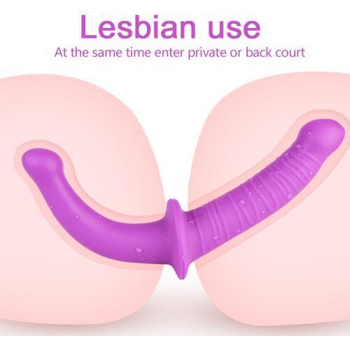 Double Head Dildos Sex Real Penis Masturbator for Woman Sex Toys for Lesbian Dildo G Spot Vaginal Prostate Stimulator Anal Plug