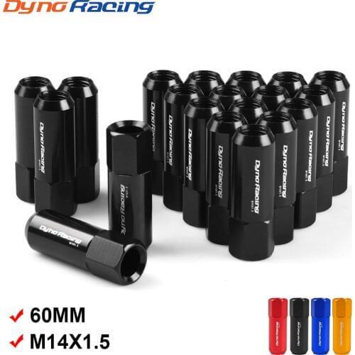 Dynoracing 60mm M14*1.5 Wheel Nuts New 20PCS Racing Lug Wheel Nuts Screw / Aluminum Lug nut M14X1.5 YC101006