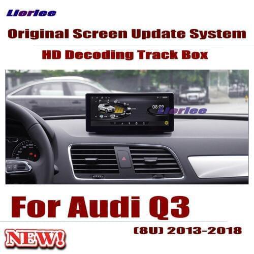 Liorlee Original Car Screen Update Decoder system For Audi Q3 (8U) 2013-2018 Parking Rear view Camera Carplay Adapter Cable