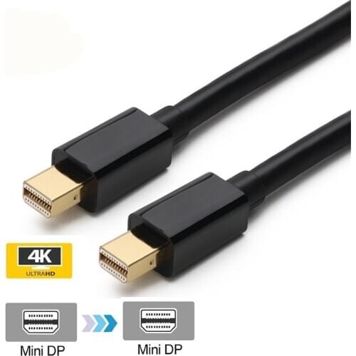 Mini Displayport (Thunderbolt 2 Compatible) Male to Mini Displayport male adapter converter for apple iMac MacBook Pro Air hdtv