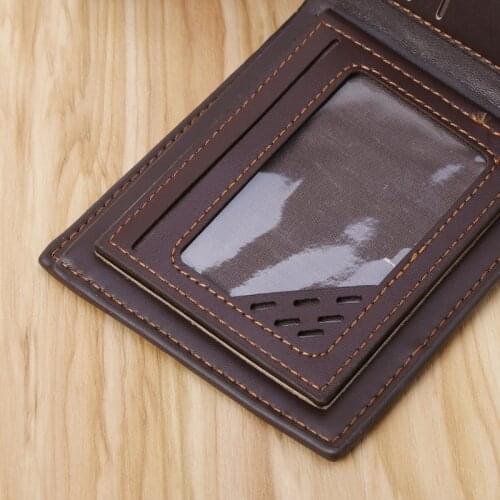 Fashion Mens Long Leather Wallet ID Credit Card Holder Billfold Purse Clutch