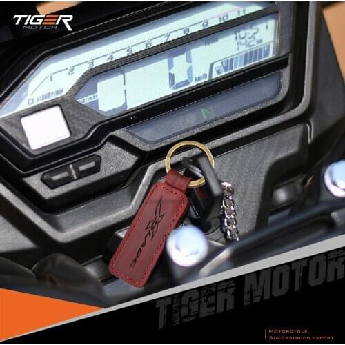 Motorcycle Cowhide Keychain Key Ring Case for Honda X-Blade 160 Motorbike
