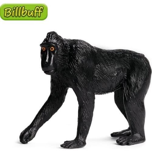 New Simulation Animals Solid PVC Orangutan Model Action Figures Collection Miniature Cognition Educational toy for children Gift