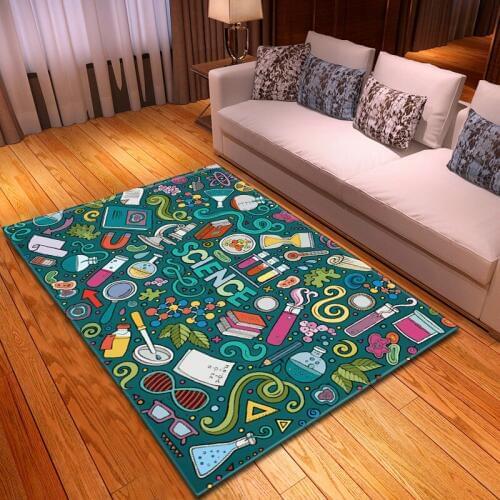 New European Classic Retro Royal Rugs Fashion Simple Floor Mat Absorbent Antiskid carpets for Living room Bedroom Hallway carpet