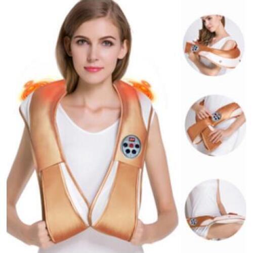 Pain Relief Body Relaxing Back Massage Health Care Vehicle-mounted home massage pillow multi-function massager body cape