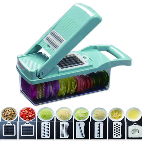 Mandoline Vegetable Cutter Vegetable Slicer Chopper Tomato Potato Peeler Carrot Grater Salad Cutter Bowl Drain Basket Kitchen
