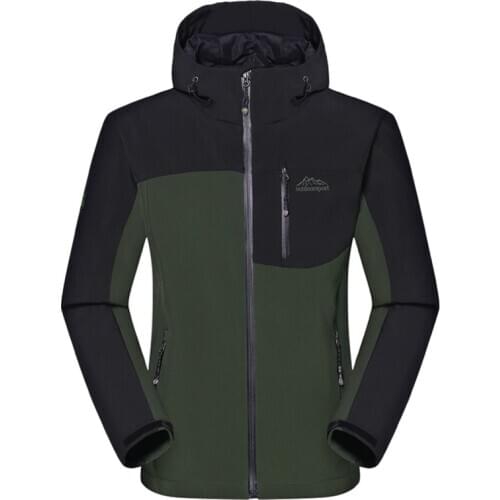 Mens Jackets Military Hooded Windbreaker Waterproof Casual Coat Male Clothing Spring Autumn Jackets Men Outerwear