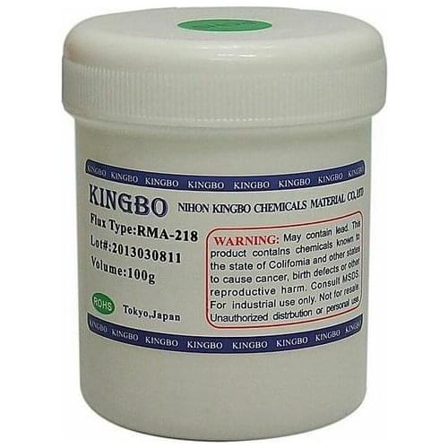 Parts Flux RMA-218 Reflow Reball Tacky Soldering 1pc BGA Mobile Phone Repair for rework, fixing balls or pins on BGA, CGA CSP