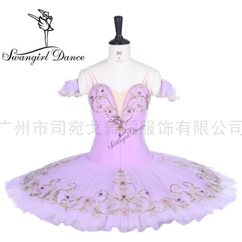 Women lilac fairy professional ballet tutu ballerina pancake platter classical performance ballet stage costume tutu BT9288