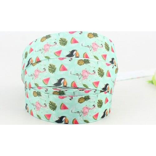 1-1/2" cartoonFresh summer printed grosgrain ribbon 38mm 10 yards DIY wedding home decoration Sewing accessories ribbons