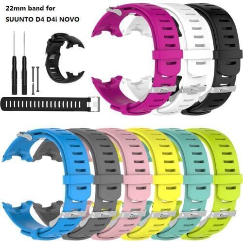 1pc.Soft Band Strap For Sunto D4/D4i Novo Watch
