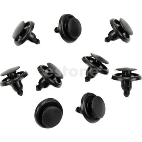 20pcs Rivet Fastener Bumper Push Retainer Hood Clips 7mm For Toyota New