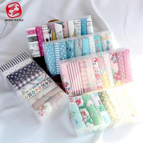38*50CM Cotton and Linen Patchwork Handmade DIY Fabric Light Color Curtain Cushion Pillowcase Fabric 10pcs/Set