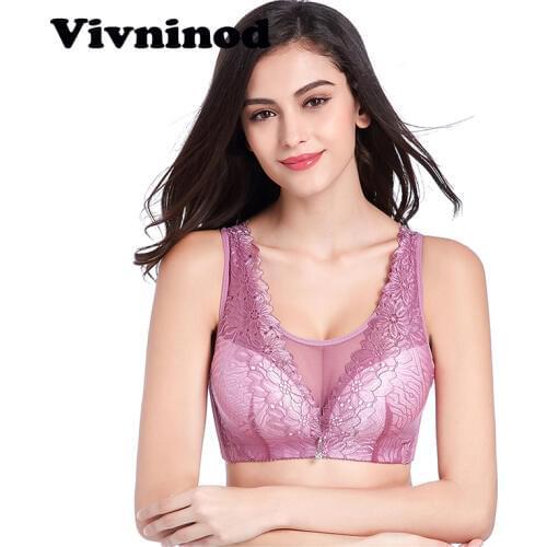 44/100 46/105 CD Cup Lady Bra No Wire Full Cup Bra For Big Breast Women Ultra Thin Bra Push Up Vest-Style Bras Ladies Brassiere
