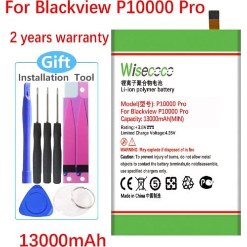 WISECOCO NEW Battery For Blackview P10000 Pro CellPhone In Stock High Quality +Tracking Number