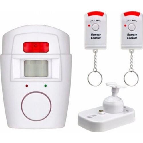 Smart Home Security Alert Infrared Sensor Anti-theft Motion Detector Alarm Monitor Wireless 105dB Alarm system+2 remote control