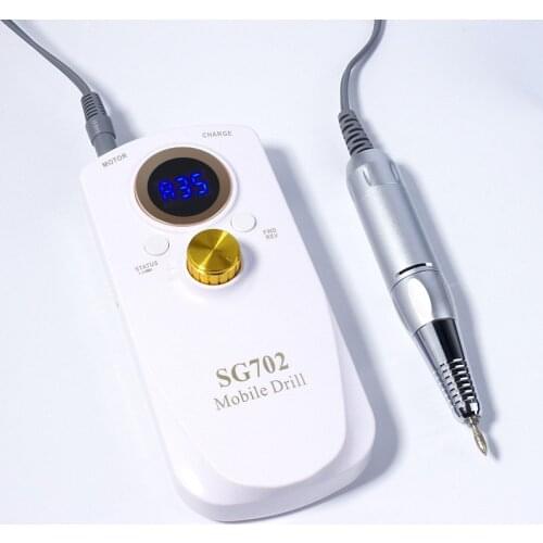 Nail Drill Machine Portable Rechargeable Electric Nail Drill Pen For Manicure Nail Gel Polisher Nail Art Equipment Nail Tools