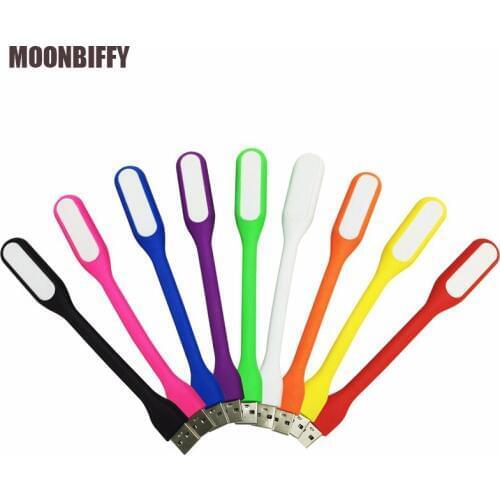 Flexible Portable USB 5V 1.2W LED Lamp For Xiaomi Power bank Comupter Notebook Mini USB table lights Protect Eye Lights Gadget