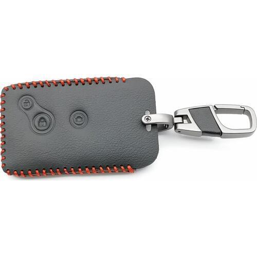 3 Buttons Smart Remote Hot Sale 100% Leather Key Case Shell Fob for Nissan Teana (Old Model) Key Protect Cover