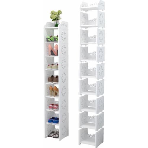 Simple door mini shoe rack home multi-function simple space multi-layer bathroom dust-proof shoe cabinet
