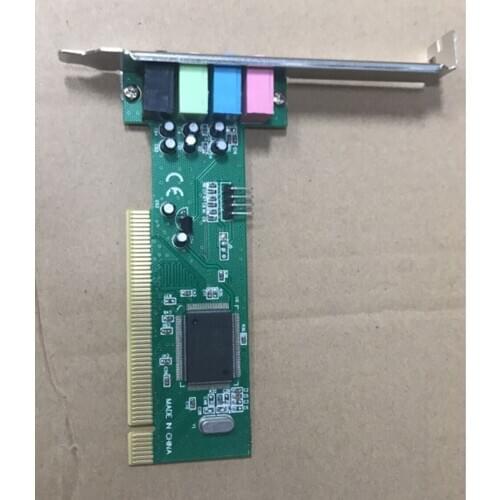 New 4 Channel 5.1 Surround 3D PC PCI Sound Audio Card w/Game MIDI Port Sound Card for PC Windows XP/7/8/10 Color: green