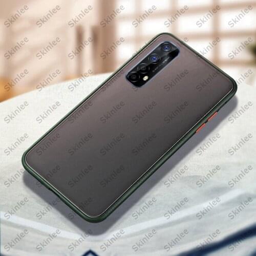 Skinlee For Realme Narzo 30 5G Case Translucent Skin Matte Hard Case Shockproof Cover For Realme7 4G Cover