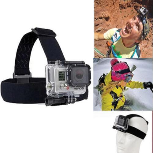 Foleto Adjustable Elastic Harness Head Strap Mount Belt for gopro Camera Hero6 5 4 3 2 sjcam sj4000 sj5000 sport accessories