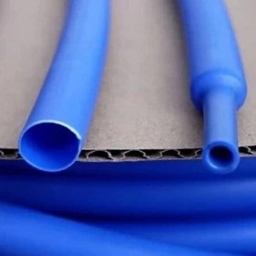 Blue Silicone Heat Shrinkable Tube Φ0.8mm-12mm Soft And Elastic 1.7:1 Shrinkage Ratio Insulated Sleeving Tubing