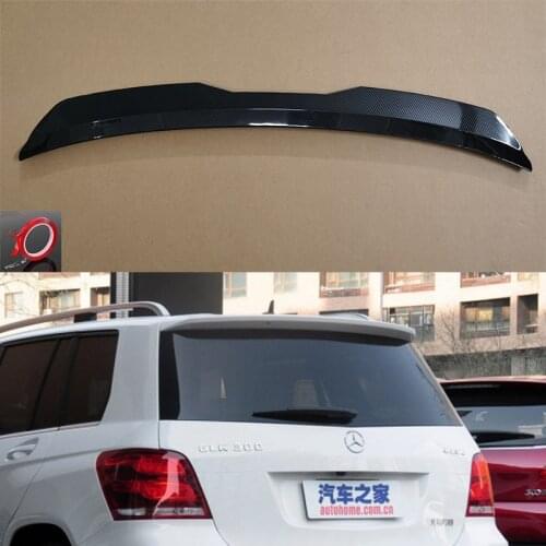 Use For Benz GLk 2012-15 Year Roof Spoiler Factory Style Carbon Fiber Look Accessories Body Kit