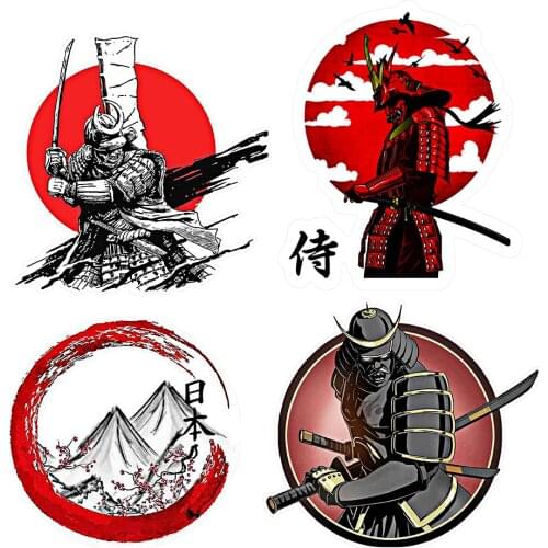 Japanese landscape silhouette manga car stickers fun creative motorcycle stickers cover scratches vinyl car decal accessories