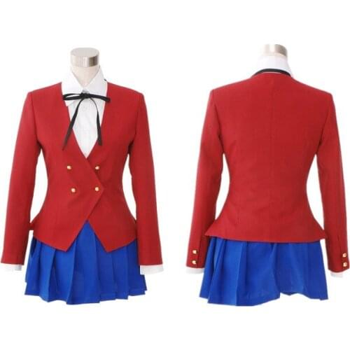 Japan Anime Dragon X Tiger Toradora Aisaka Taiga Cosplay School Uniform Costume Halloween Cosplay Costumes