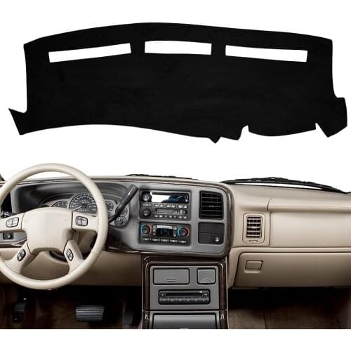 Suede Dashboard Cover Protective Pad For 99-06 Chevrolet Silverado Sierra Dash Board Sunshade Prevent Sunlight Carpet Dashmat