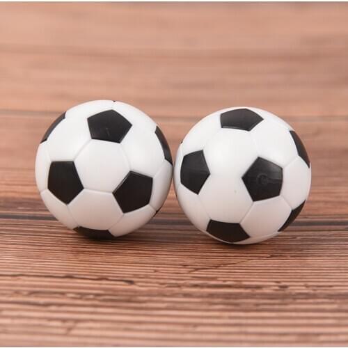 2pcs New Black and white Environmentally friendly resin Foosball table soccer table ball football balls baby foot fussball 32mm