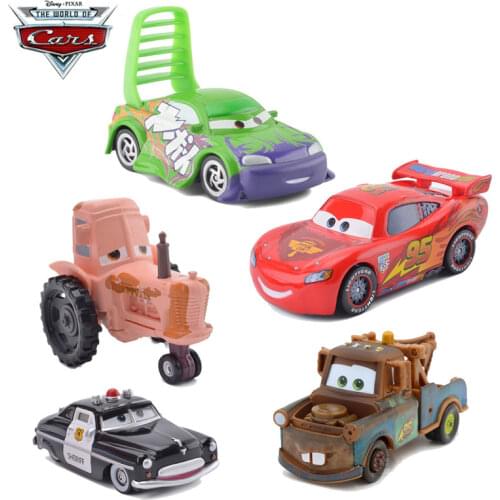 8 Style Disney Pixar Cars 2 Alloy Car Model Lightning McQueen Mater Fillmore Car Toy Birthday Christmas Gifts For Boys