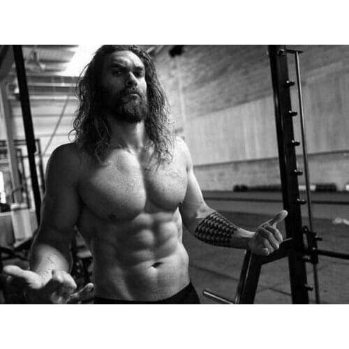 Jason Momoa Drago Cao GOT USA Actor Art Film Print Silk Poster Home Wall Decor 24x36inch